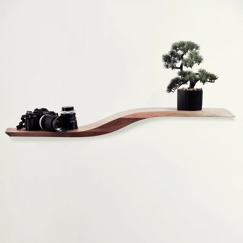 Étagère ondulée sculpturale - élika