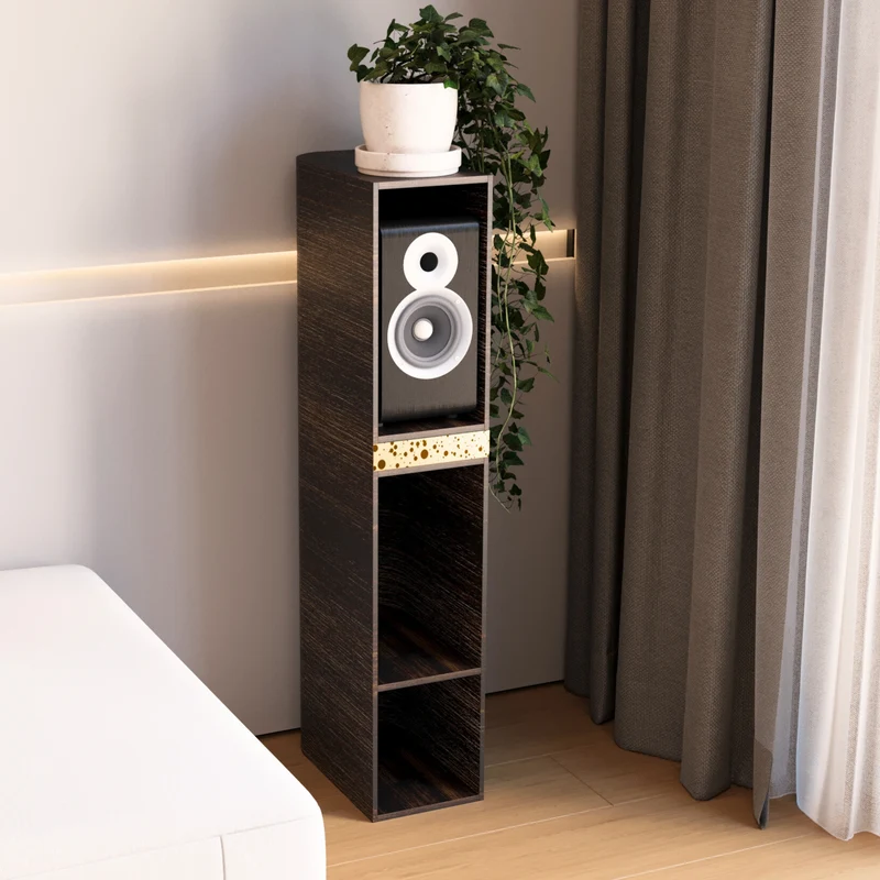 Étagère pour enceinte - Collection en laiton