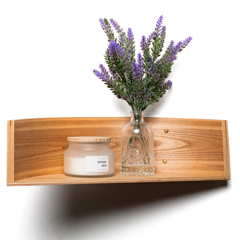 Étagère murale flottante en bois - Pie