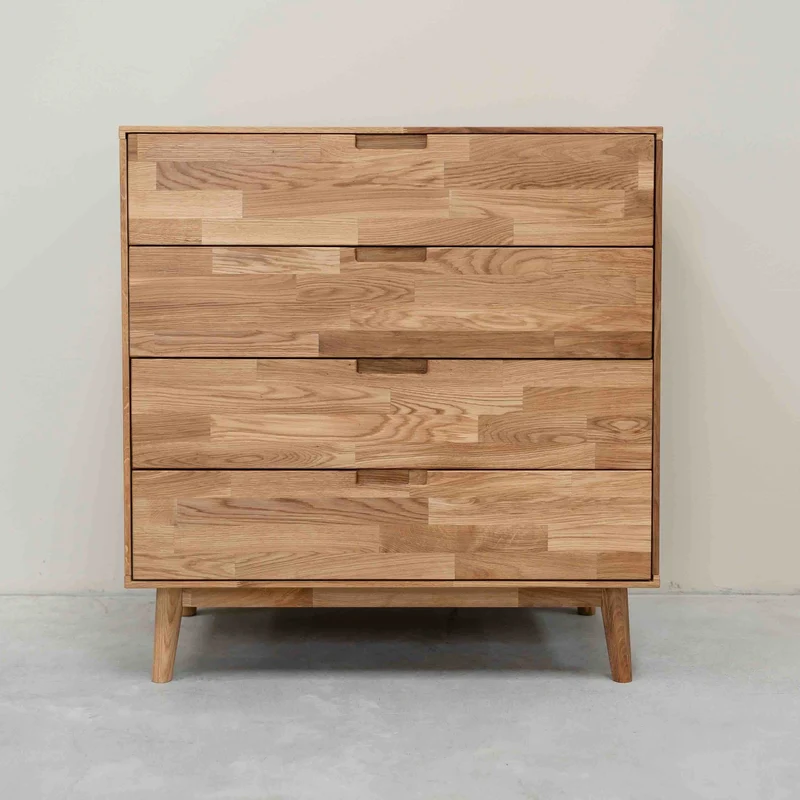 Cómoda de madera maciza de roble Escandi 1 | NordicStory