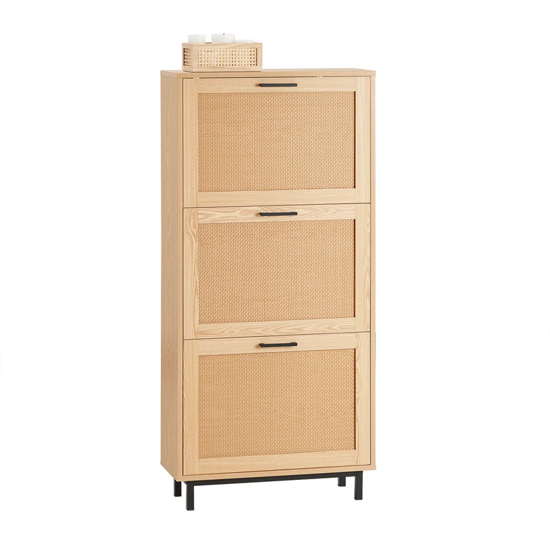 SoBuy FSR155-N Organizador para Zapatos Estrecho con 3 Solapas