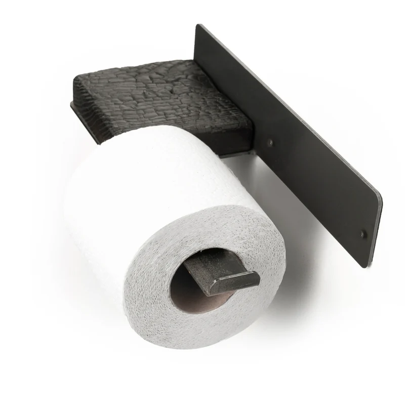 Porte-papier toilette avec étagère