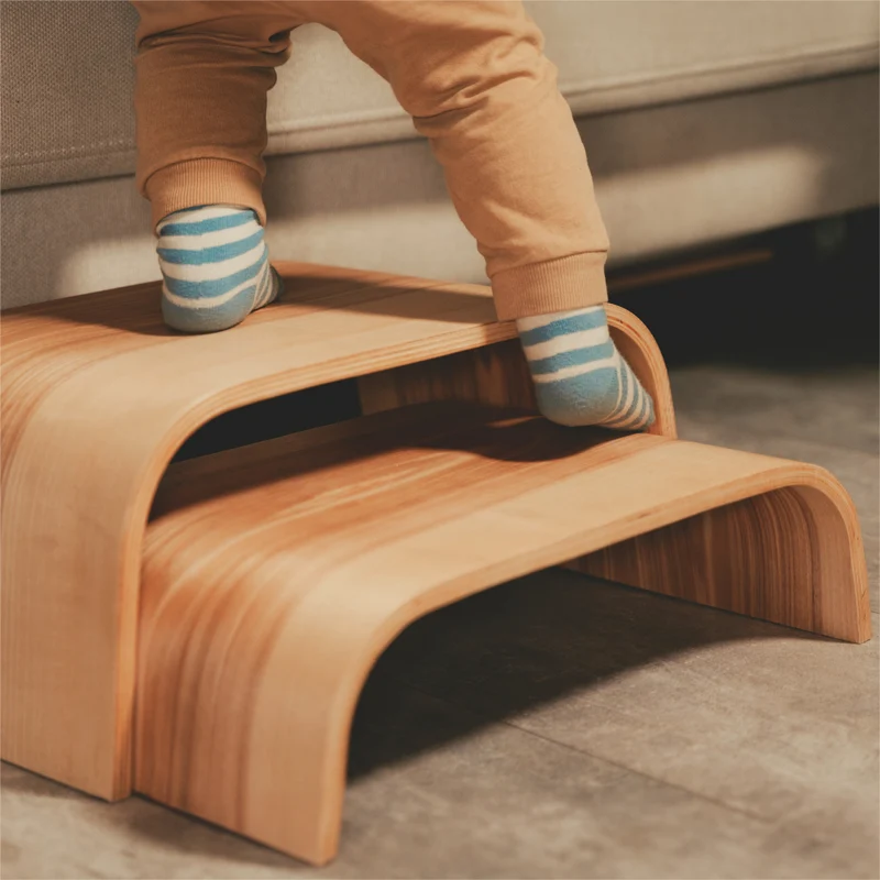 Marchepied en bois - Réglable