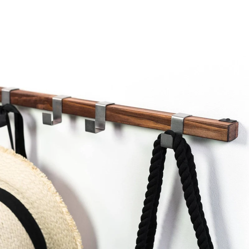 Porte-manteau mural avec crochets