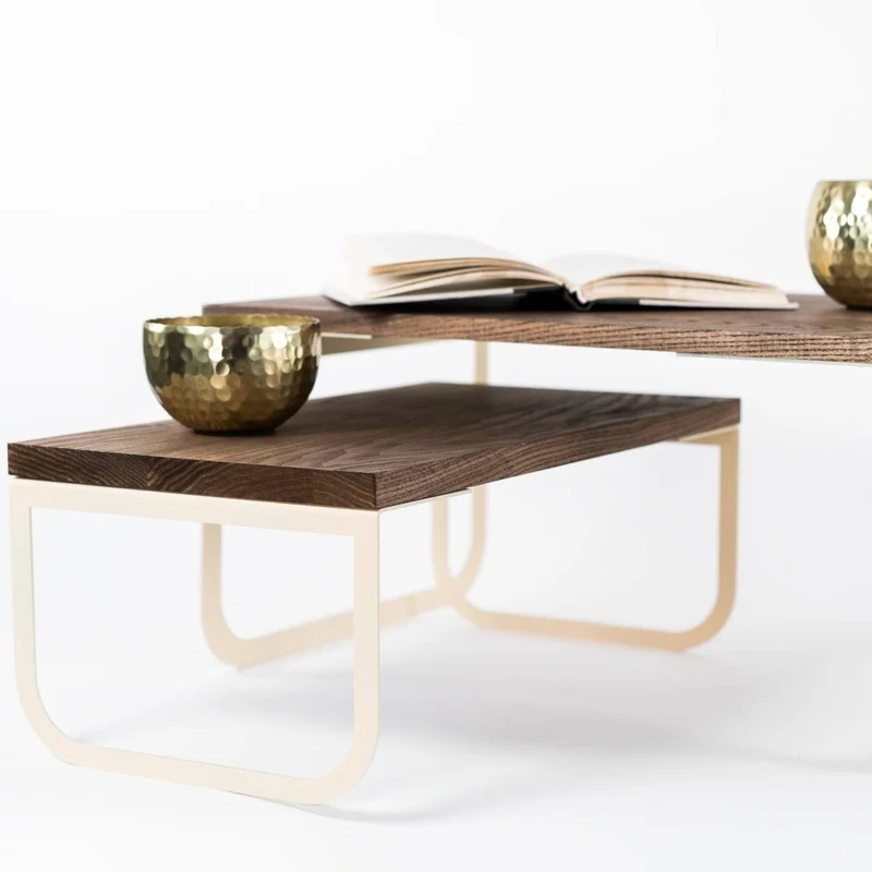 Plateau de service pour lit beige