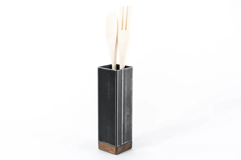 Porte-ustensiles de cuisine, organiseur d'ustensiles en métal