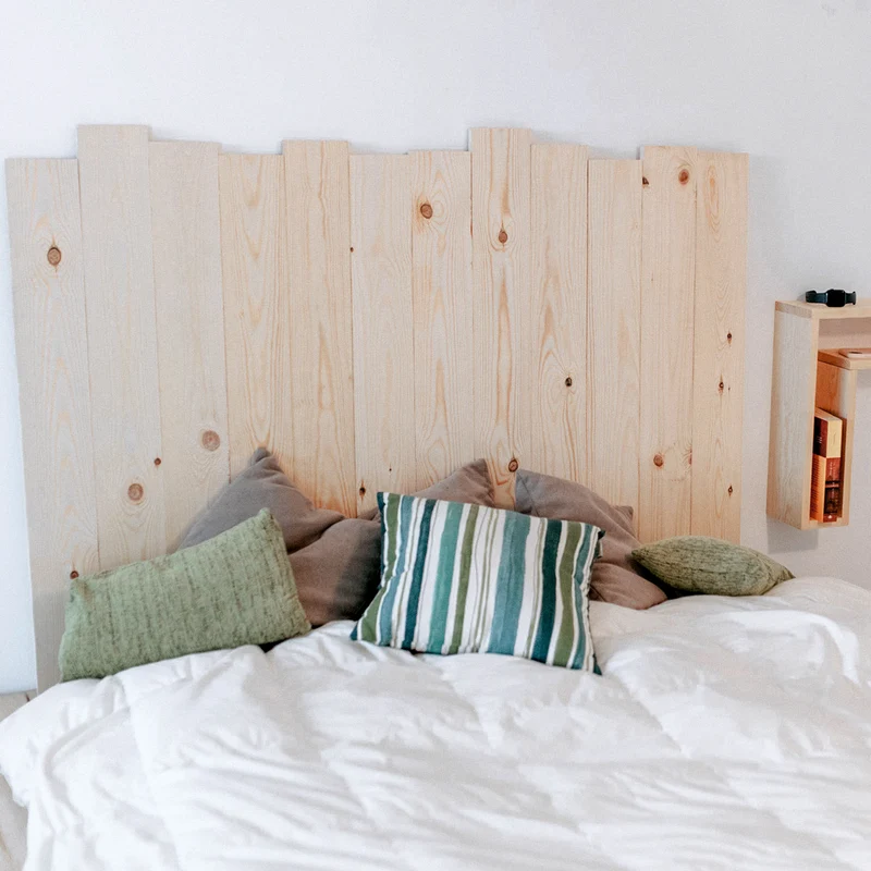 Cabecero Kuikuro de Madera Maciza