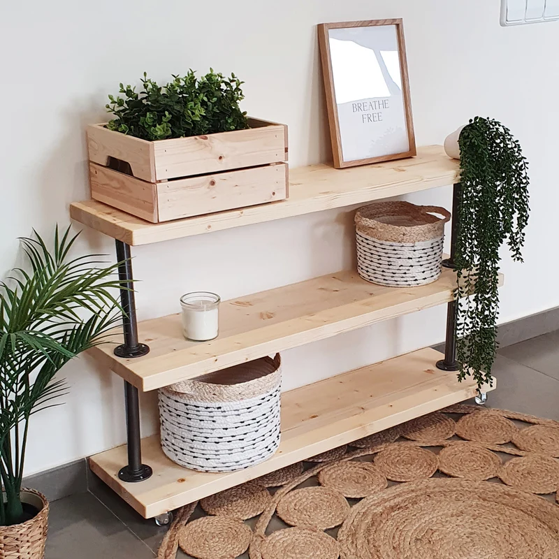 Mesa Auxiliar Itayazu con Ruedas