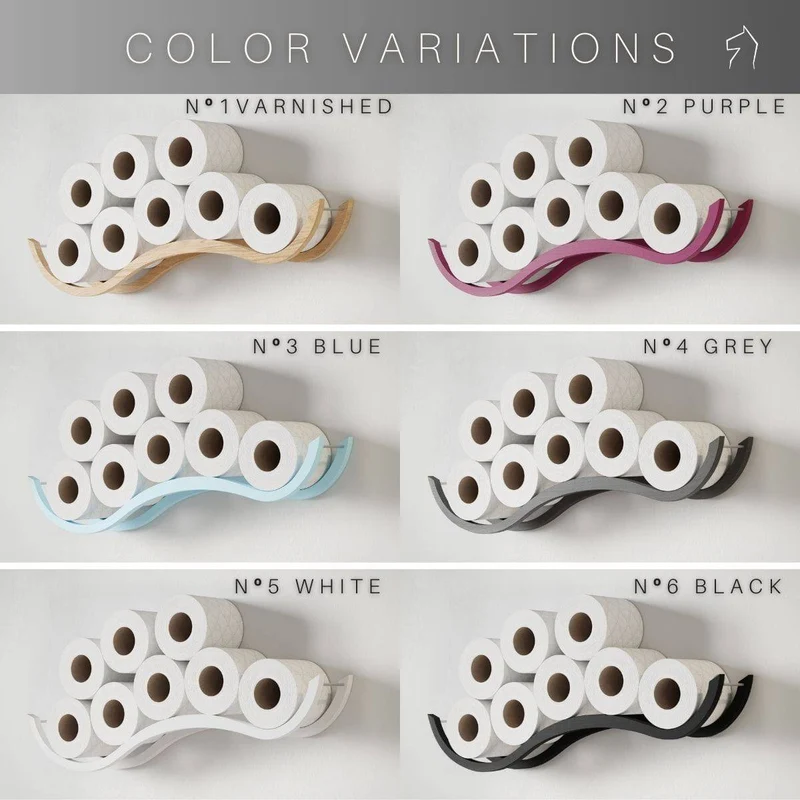 Support papier toilette mural- WAVE