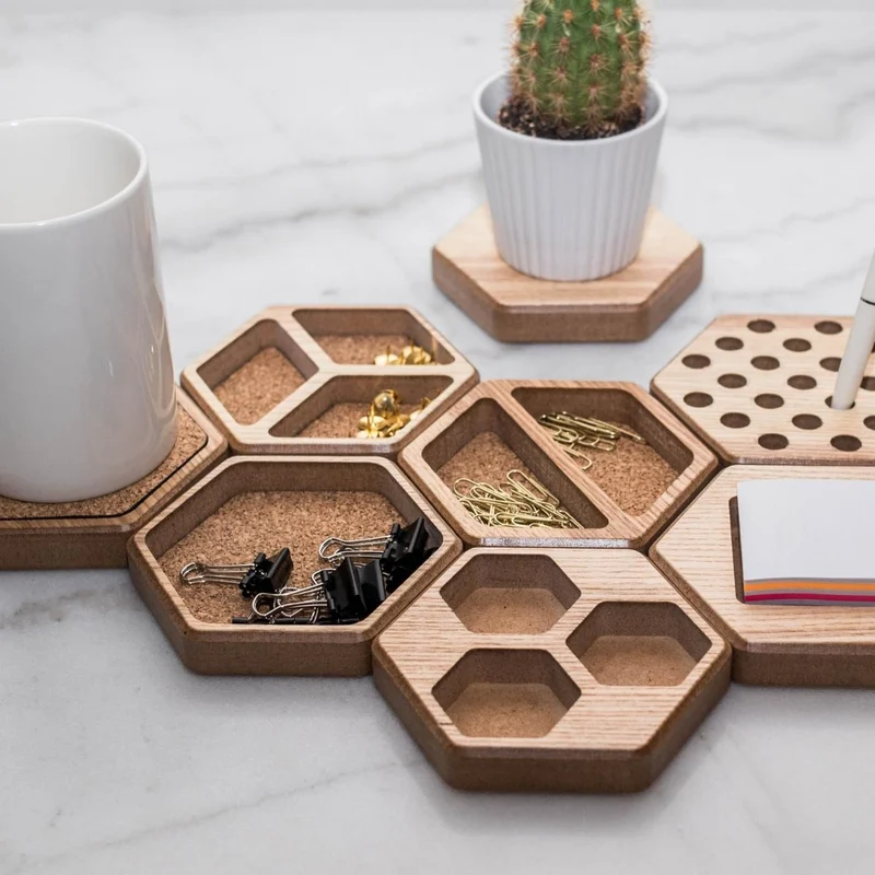 Accessoires de bureau - Organisateurs de bureau (MDF)