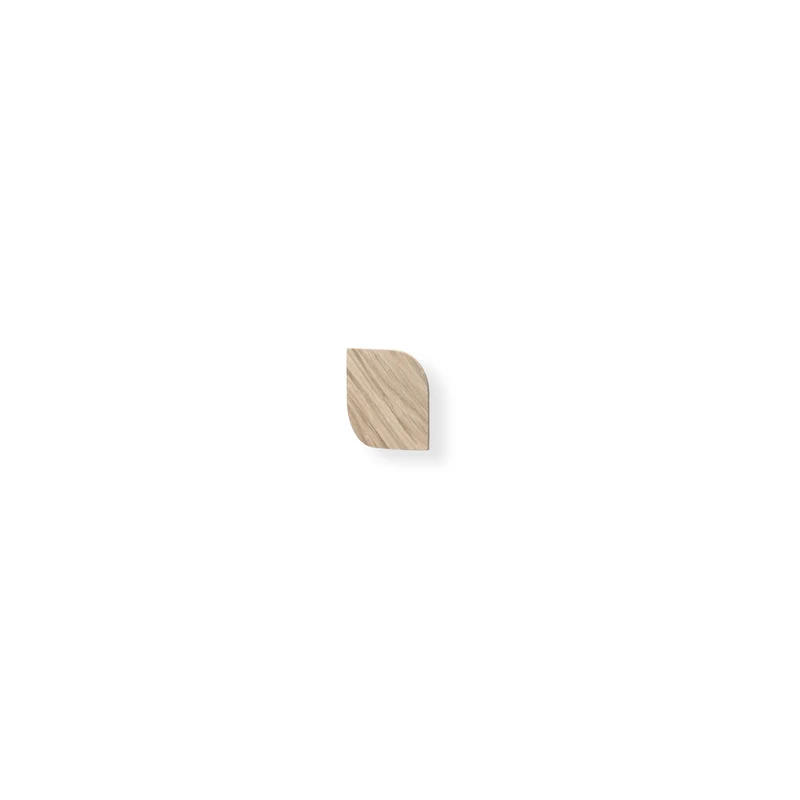 Cielo Wall Hook · Large White pigmented oak
