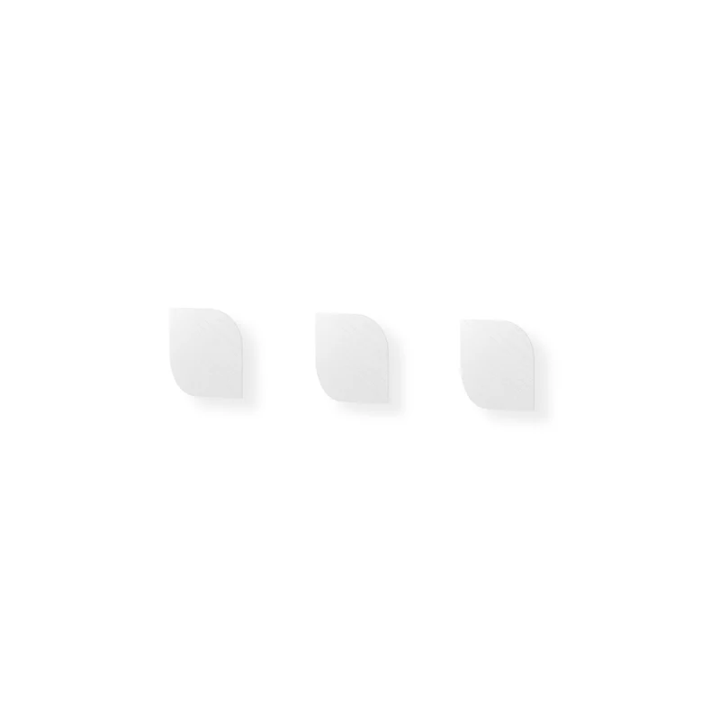 Cielo Set of Three Wall Hook · Large White