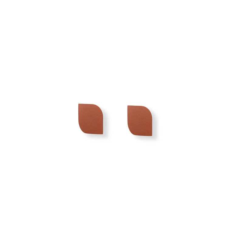 Cielo Set of Two Wall Hook · Large Terracota