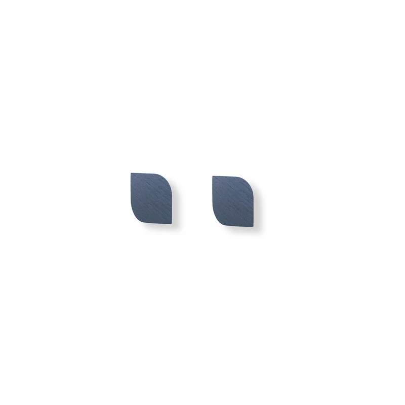 Cielo Set of Two Wall Hook · Large Stormy Blue