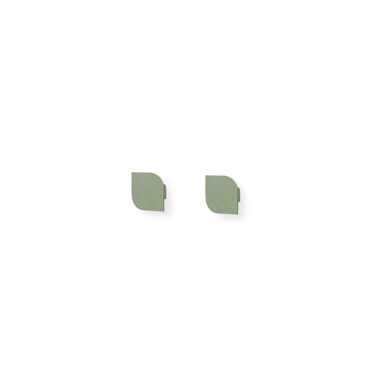 Cielo Set of Two Wall Hook · Medium Sorolla Green
