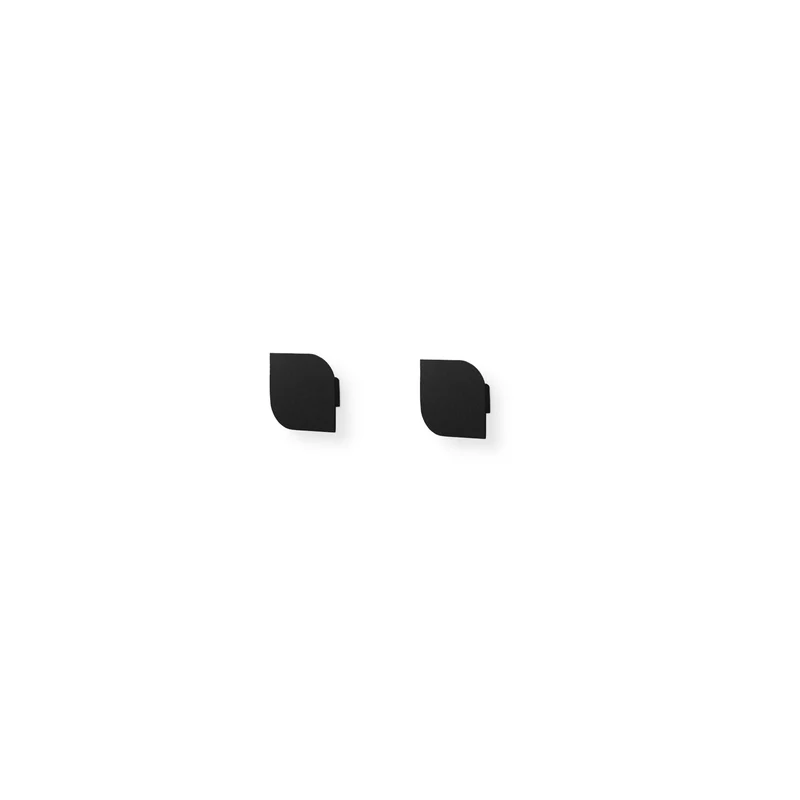 Cielo Set of Two Wall Hook · Medium Black