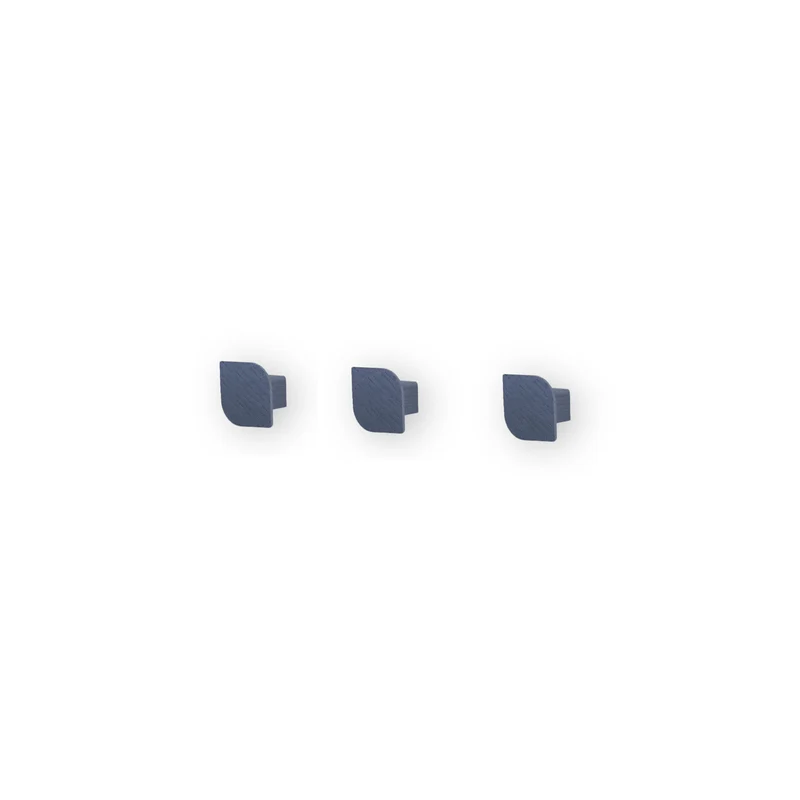 Cielo Set of Three Wall Hook · Small Stormy Blue