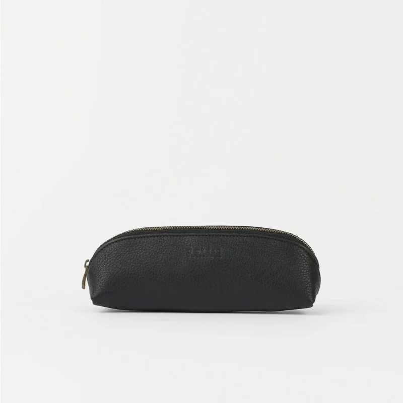 Estuche Pequeño Soft Grain Leather Black