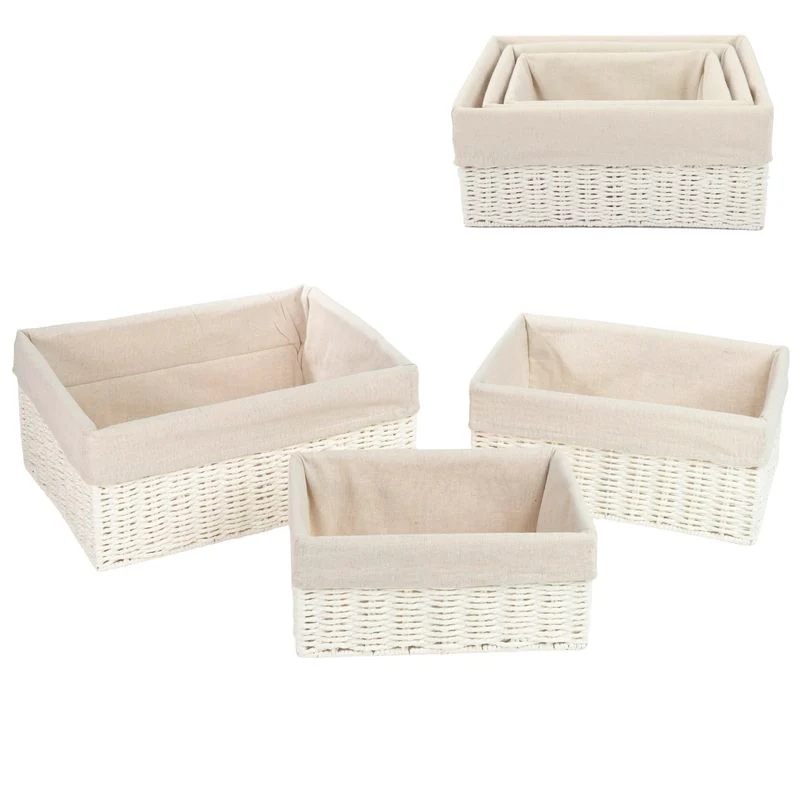 CESTA PAPEL BLANCO