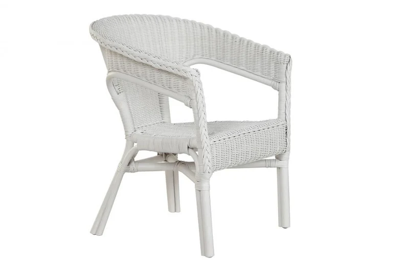 SILLA RATAN 60X60X78 BLANCO