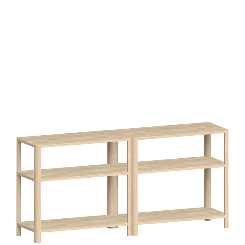 Cloe Low Sideboard · White Pigmented Oak