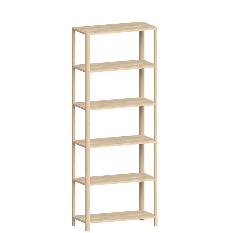 Cloe Tall Bookcase · White Pigmented Oak