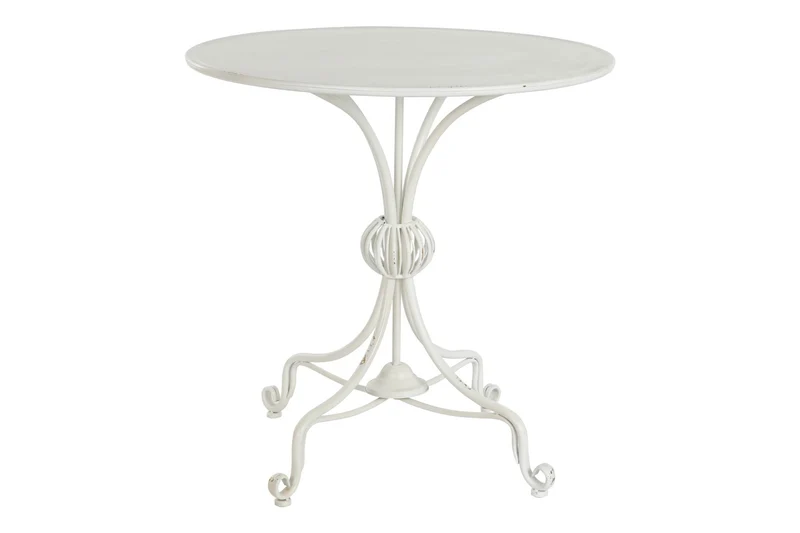 MESITA AUXILIAR METAL 81X81X81,5 BLANCO