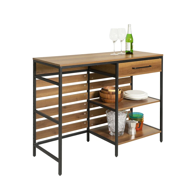 SoBuy FSB71-PF Aparador de Comedor con cajón y 2 Estantes