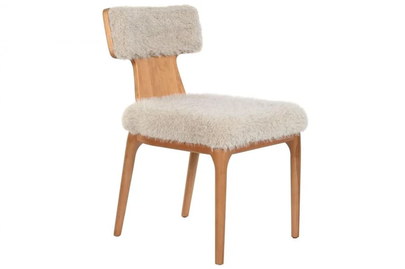 SILLA MADERA POLIESTER 52,5X59X82