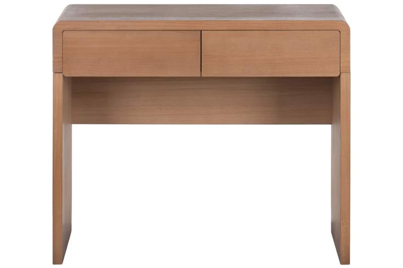CONSOLA PAULOWNIA OLMO 91X39X78 2 CAJONES NATURAL