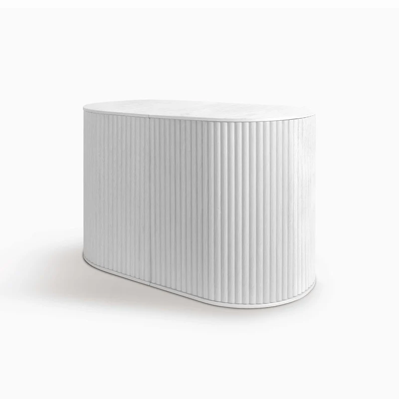 Duna DUO Side Tables with Storage · White