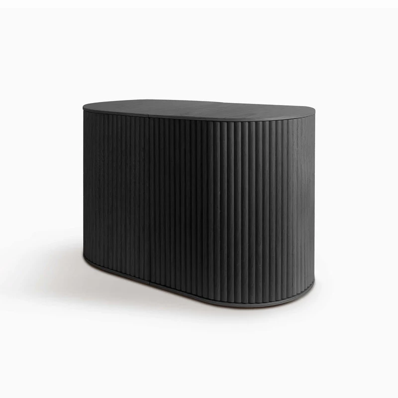 Duna DUO Side Tables with Storage · Black