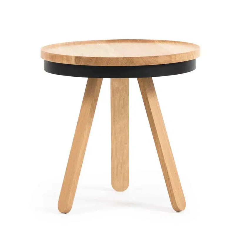 Batea S Tray Table · Oak & black (2015 version)