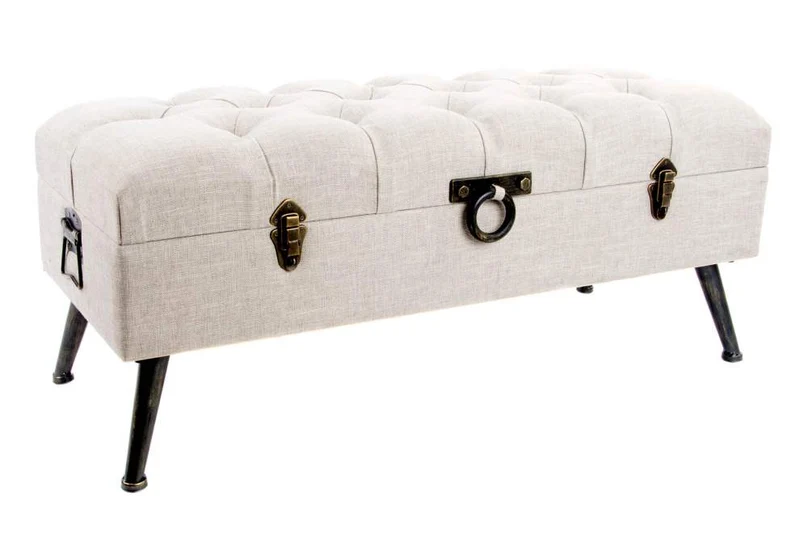 DESCALZADORA LINO MDF 101X42X43 BEIGE