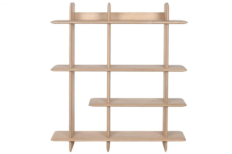 ESTANTERIA MADERA DE HEVEA 90X22X100