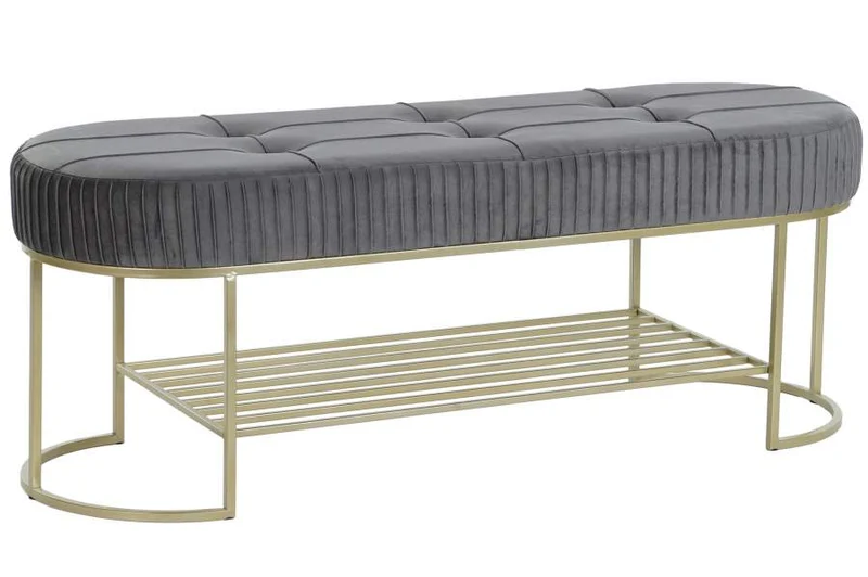 DESCALZADORA POLIESTER METAL 120X40X45 TERCIOPELO