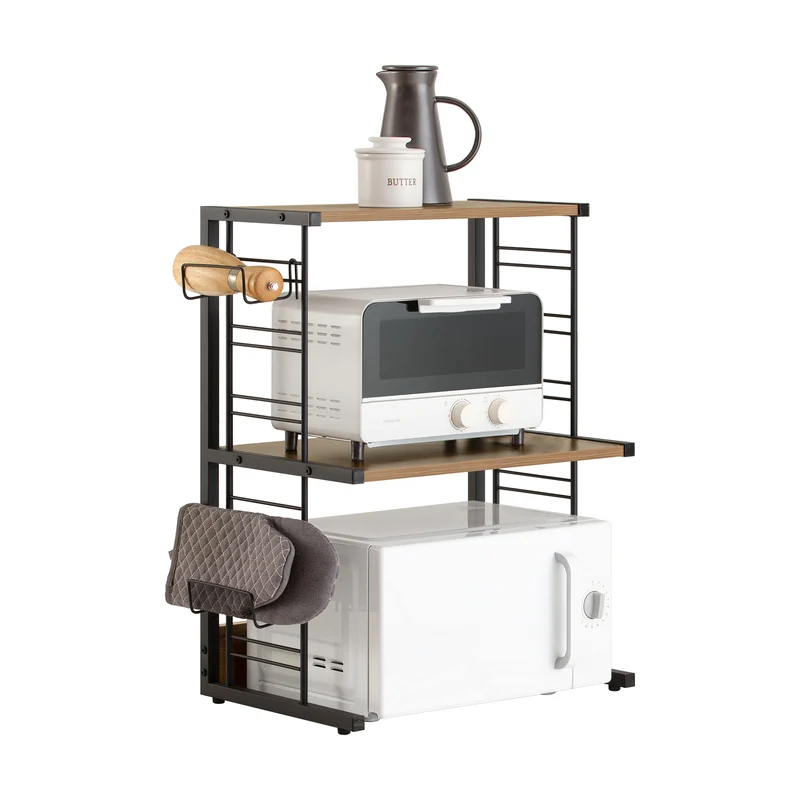 SoBuy KCR08-PF Sporte para microonda Ajustable de 2 Niveles