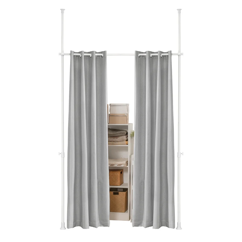 SoBuy KLS12-HG Cortinas Gris Ancho (162-270) x Alto (199-285) cm