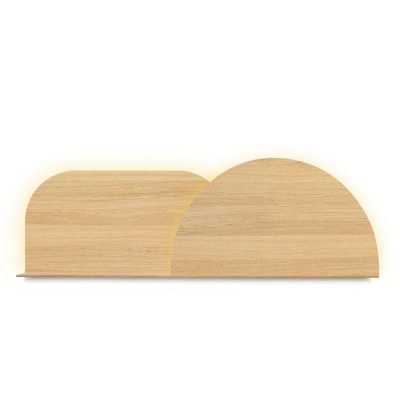 Alba Headboard 180 cm · Small rectangle + Semicircle