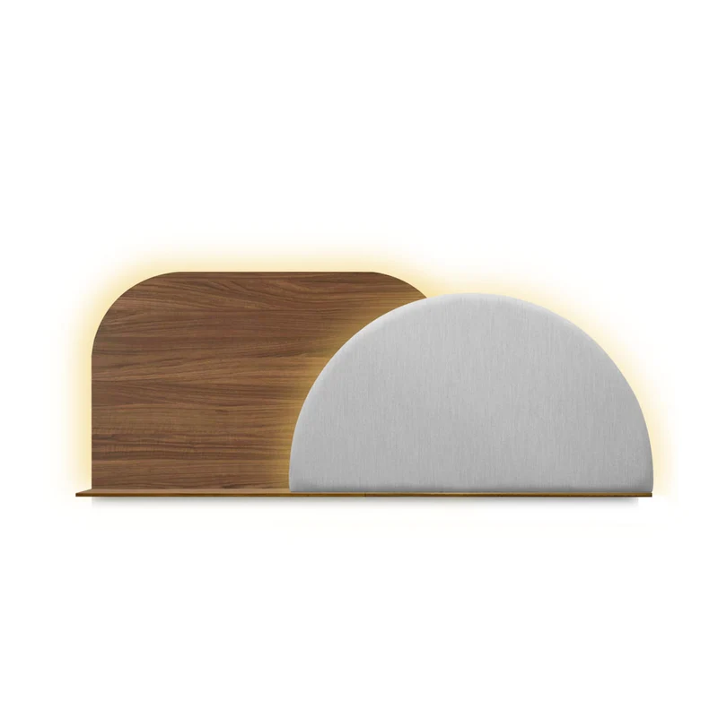 Alba Headboard 160 cm · Large rectangle + Semicircle