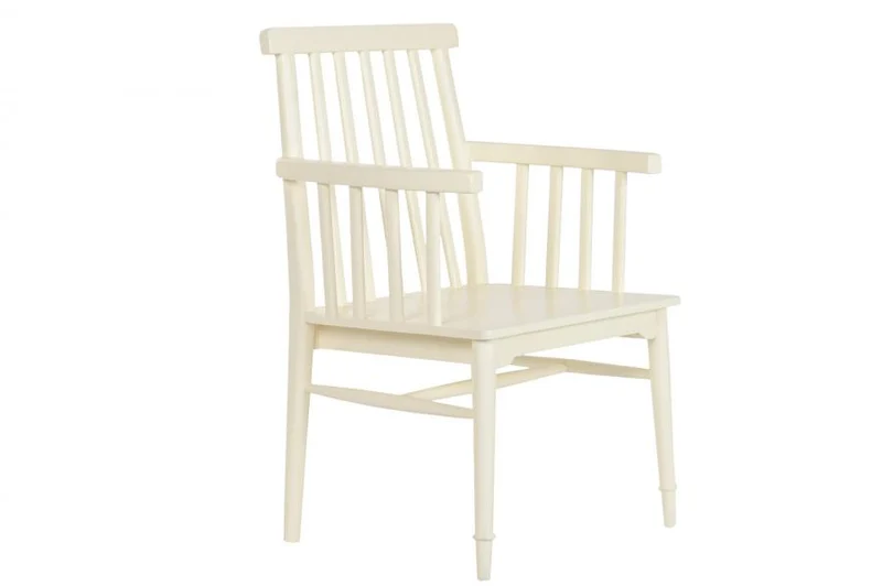 SILLA MANGO MDF 60X50X98 CREMA