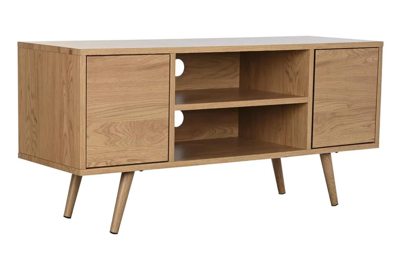 MUEBLE TV MDF METAL 120X40X57 NATURAL