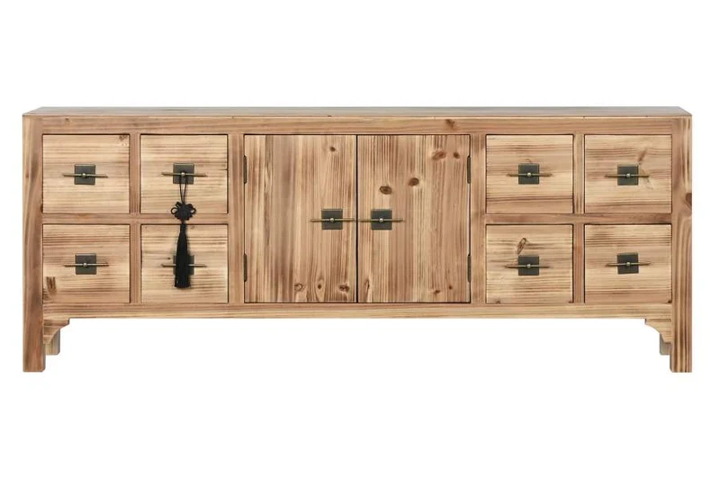 MUEBLE TV ABETO MDF 130X24X51 ORIENTAL NATURAL