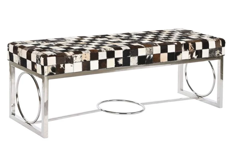 DESCALZADORA PIEL ACERO 122X41X44 ROMBOS