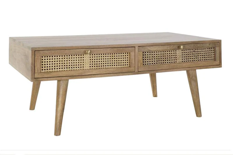 MESA CENTRO MANGO RATAN 115X60X46 REJILLA NATURAL