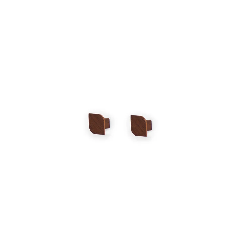 Cielo Set of Two Wall Hook · Small Walnut