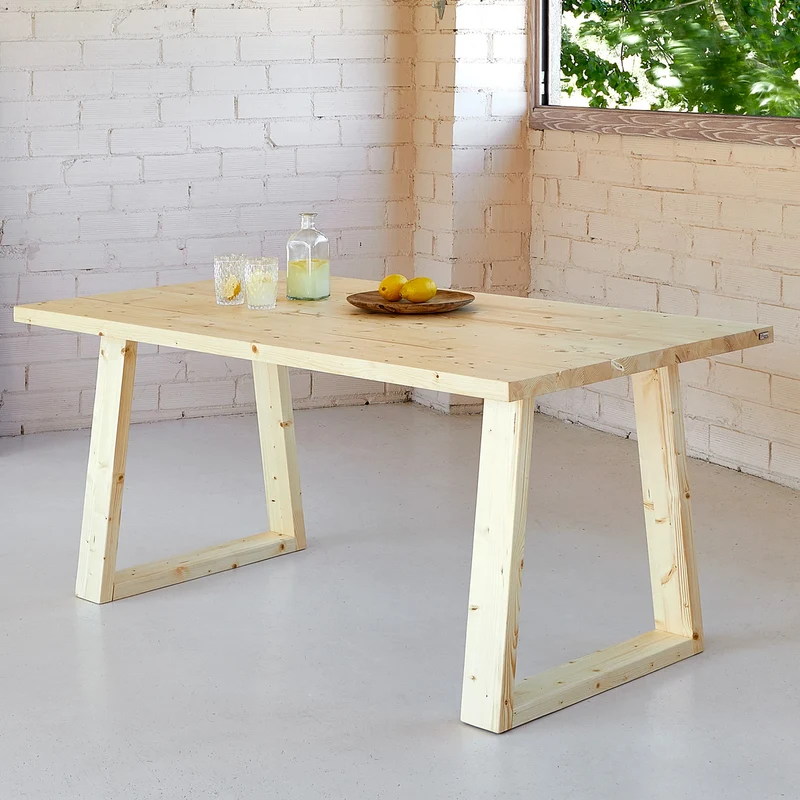 Mesa Guane de comedor de canto Recto