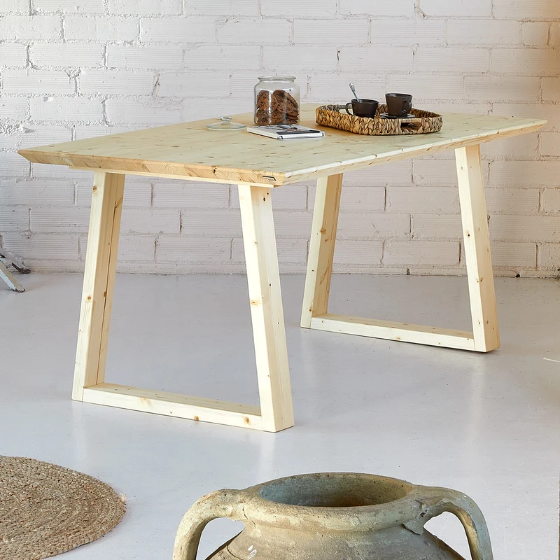 Mesa Dabeiba de comedor con canto biselado