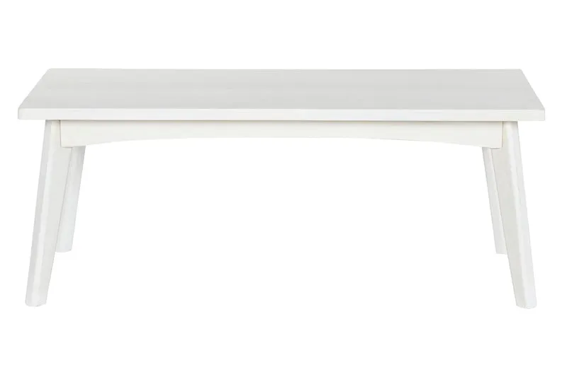 MESA CENTRO MANGO 115X55X45 BLANCO ROTO