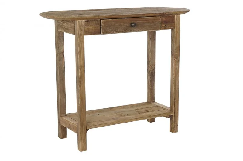 CONSOLA MADERA RECICLADA 95X35X76 NATURAL